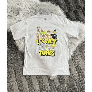 Loony Tunes‎ Youth Screen Print Of Characters In Loony Tunes Tshirt Size Medium